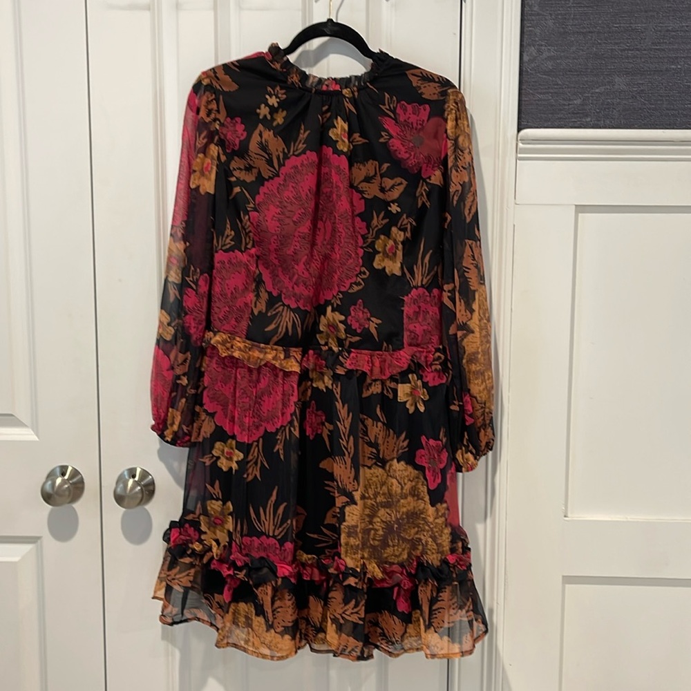 Anthropology plus size long sleeve dress